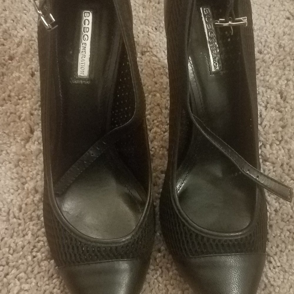 BCBGeneration Cynthia Ankle Strap Pump